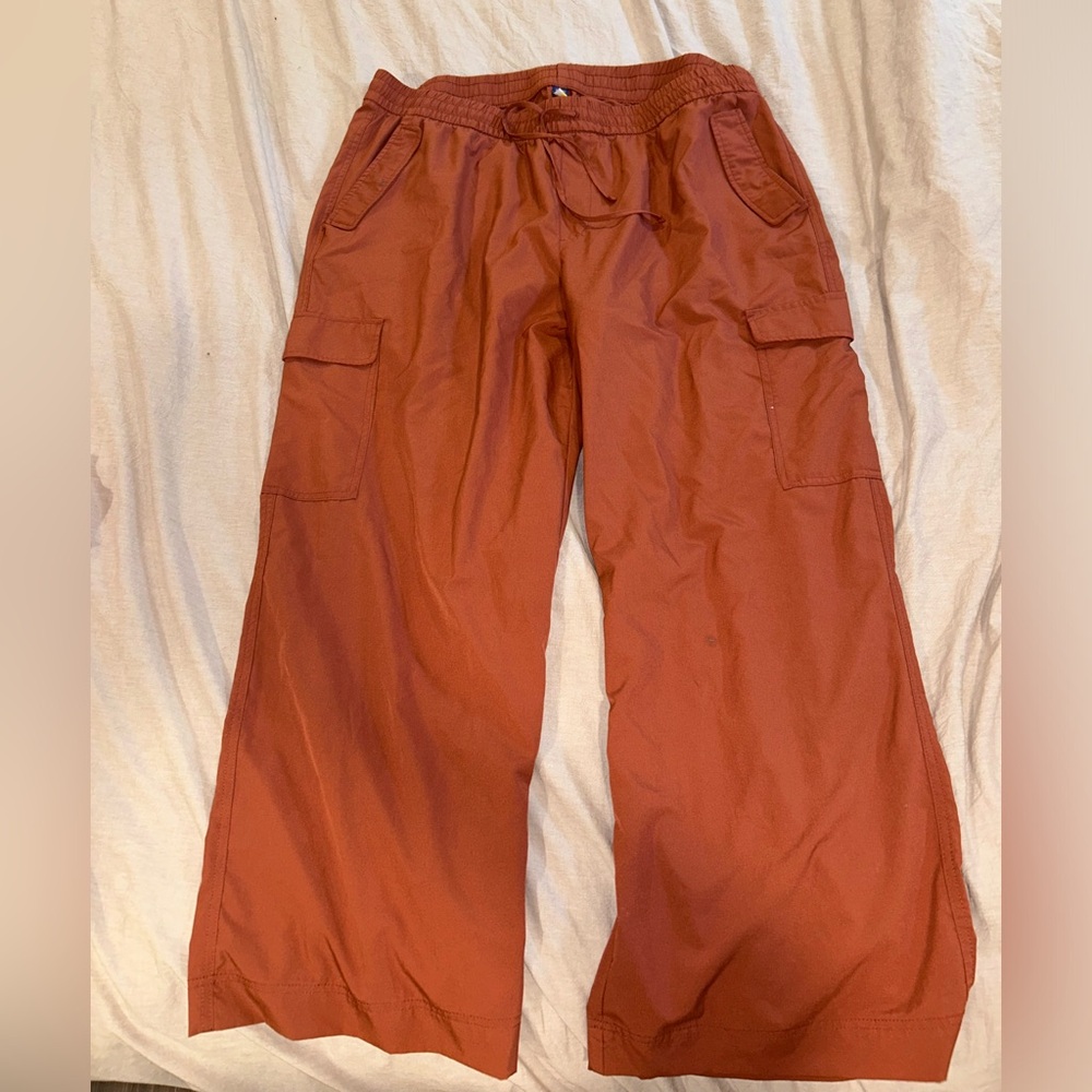 Orange Old Navy Wide Leg Flowy Pants XXL